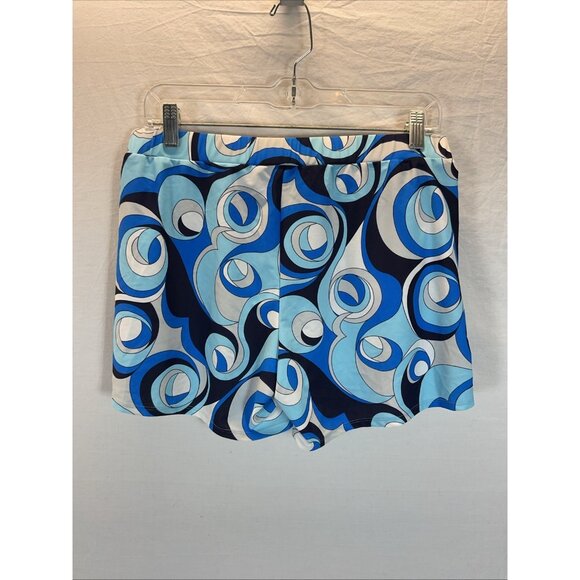 Jude Connally Shorts Size M Multicolor Pockets swim cover groovy 70s colorful - Picture 2 of 7